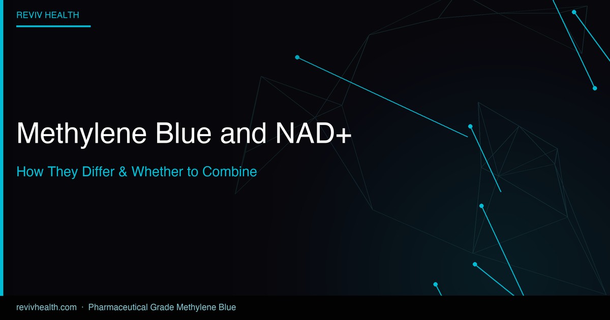 Methylene Blue and NAD+: how they differ and whether to combine – Reviv Health